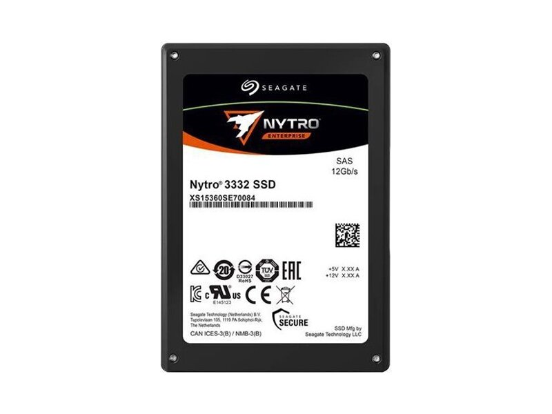 XS3840SE70084  Seagate SSD Server Nytro 3332 (2.5'', 3.84TB, SAS12G, 15mm, 1DWPD SSD, HF) XS3840SE70084