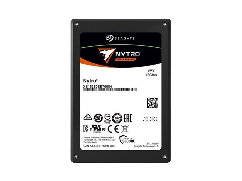 XS800LE70084  Seagate SSD Server Nytro 3532 (2.5'', 800GB, SAS12G, 15mm, 3DWPD SSD, HF), XS800LE70084