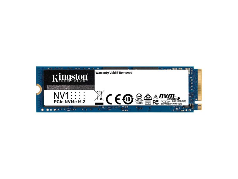SNVS/1000G  Kingston SSD 1000GB NV1 M.2 2280 NVMe R/ W 2100/ 1700MB/ s 240TBW 2