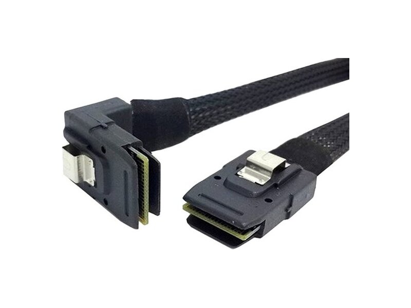 CYPCBLSLMIDPIN  Набор интерфейсных кабелей/ 2U SlimSAS Cable x24 CPU to Mid-plane Kit, (4) 160 mm cable, connects server board CPU0 or CPU1 x4 SlimSAS connector to Midplane card x4 SlimSAS connector
