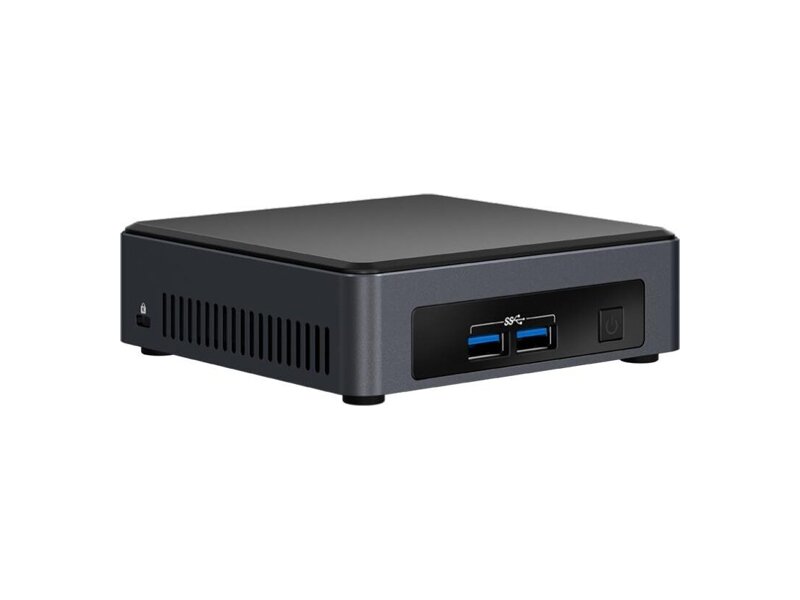 BLKNUC7I5DNK2E  Intel NUC Kit 7th Gen, Core i5-7300U up to 3.5GHz, 2x DDR4 SODIMM (max 32GB), M.2 SSD, Dual HDMI 2.0a, 4-lane eDP 1.4, 4xUSB, GLAN, WiFi vPro+BT