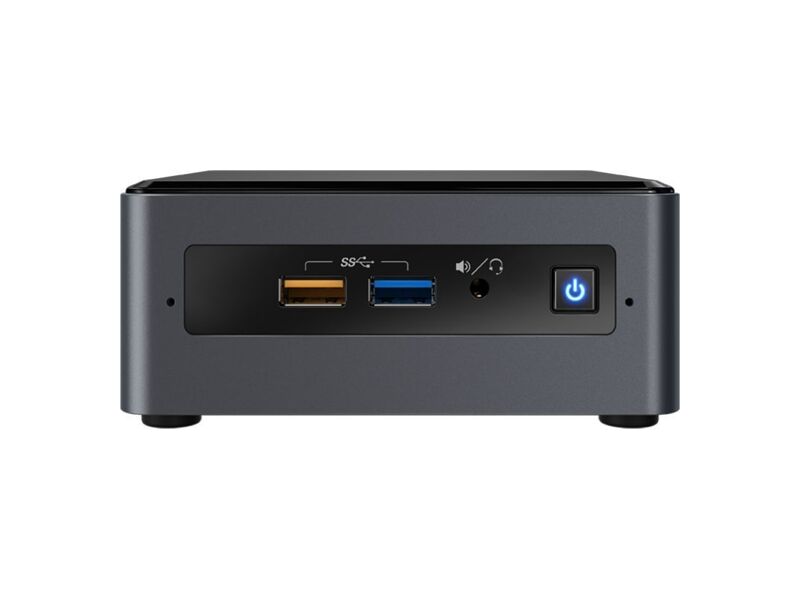 BOXNUC7CJYH2  Intel NUC Kit Celeron J4005 up to 2.7GHz, 2*DDR4 SODIMM (max 8GB), 2.5'' Drive, Dual HDMI 2.0a, 6xUSB, 7.1 Audio, SDXC, GLAN, WiFi+BT 2