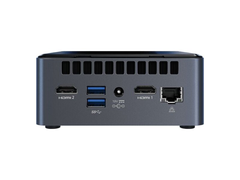 BOXNUC8I3CYSN2  Intel NUC kit 8th Gen Optane Memory ready, Core i3-8121U, 4GB RAM, empty NVMe/ SATA M.2 SSD+1TB HDD built in 2.5'' HDD/ SSD slot, Radeon 540, 2x4K HDMI, SDXC, 7.1 Audio via HDMI/ DP+Combo Jack+Dual Mic on FP, (2+2)xUSB 3.1, 1xLAN GbE, IR, WiFi 9560 AC+BT v 2