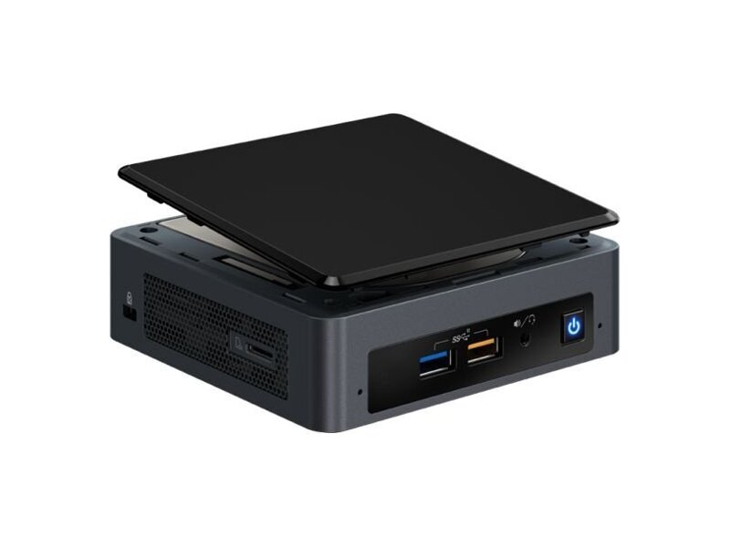 BOXNUC8I5BEK2  Intel NUC Kit 8th Gen, Core i5-8259U up to 3.8GHz, 2x DDR4 SODIMM (max 32GB), M.2 SSD, HDMI 2.0a; USB-C (DP1.2), 6xUSB, 7.1 Audio, microSDXC, GLAN, WiFi+BT 4