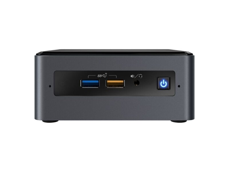 BOXNUC8I7BEH2  Intel NUC Kit 8th Gen, Core i5-8559U up to 4.5GHz, 2x DDR4 SODIMM (max 32GB), 2.5'' HDD/ SSD + M.2 SATA/ PCIe SSD (RAID 0, 1), HDMI 2.0a; USB-C (DP1.2), 6xUSB, 7.1 Audio, microSDXC, GLAN, WiFi+BT 1