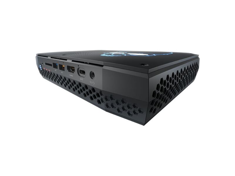 BOXNUC8I7HNK2  Intel NUC Kit 8th Gen, Core i7-8705G Radeon RX Vega M GL graphics up to 4.1GHz, 2x DDR4 SODIMM (max 32GB), 2xM.2 SATA/ PCIe SSD (RAID 0, 1), 2xMini-DP 1.2, 2x Thunderbolt 3, F+R HDMI 2.0a, 13xUSB, 7.1 Audio, SDXC, GLAN, WiFi+BT