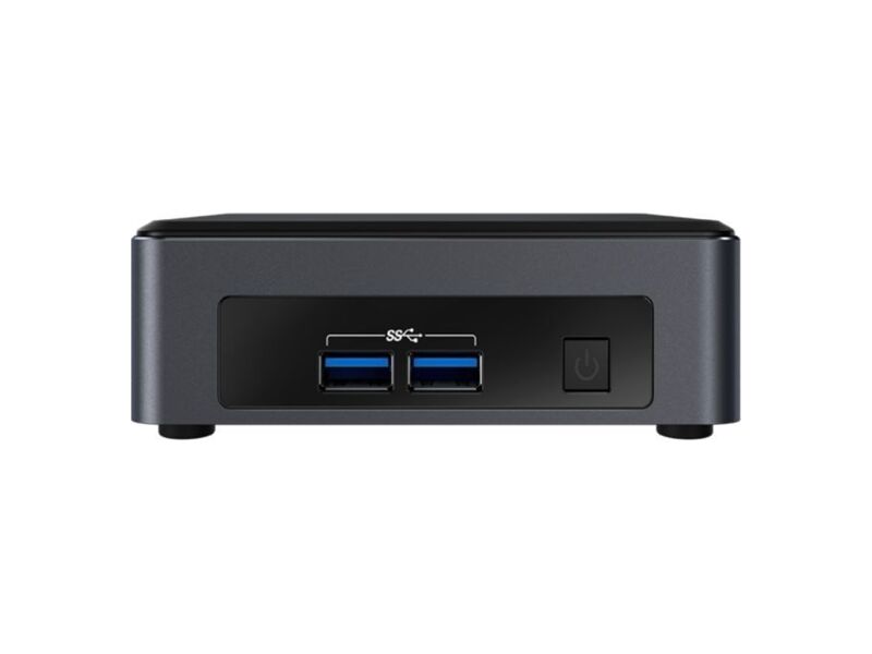 BLKNUC7I3DNKTC2  Intel NUC MiniPC Business 7th Gen, Core i3-7100U 2.40GHz, 1x 4GB DDR4 (max 32GB), 128GB SSD, M.2 SSD, Dual HDMI 2.0a, 4-lane eDP 1.4, 4xUSB, GLAN, WiFi+BT, Win10 PRO 1