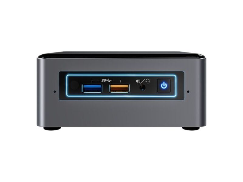 BOXNUC7I3BNHXF  Intel NUC MiniPC Home 7th Gen, Core i3-7100U 2.4GHz, 16GB Optane + 1x 4GB DDR4 (max 32GB), 1TB HDD, M.2 and 2.5'' Drive, HDMI 2.0a; USB-C (DP1.2), 6xUSB, 7.1 Audio, MicroSDXC, GLAN, WiFi+BT, Win10 1