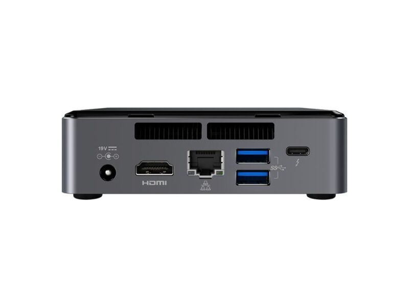 BOXNUC7I5BNKP  Intel NUC MiniPC Home 7th Gen, Core i5-7260U up to 3.4GHz, 2x 4GB DDR4 (max 32GB), 256GB NVMe SSD, M.2 SSD, HDMI 2.0a; USB-C (DP1.2), 6xUSB, 7.1 Audio, microSDXC, GLAN, WiFi+BT, Win10 1