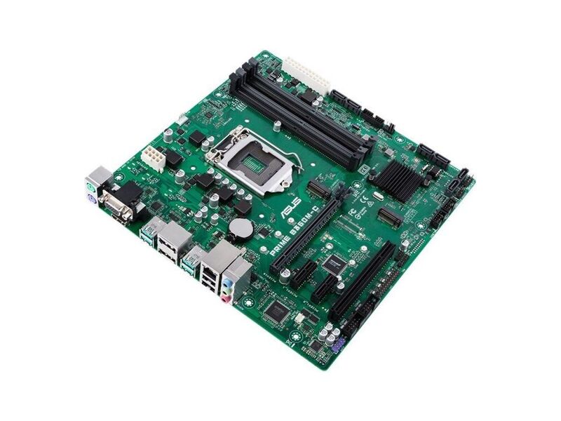 90MB0W80-M0EAYM  ASUS PRIME B360M-C, LGA1151, B360, 4*DDR4, D-Sub + HDMI + DP, SATA3, Audio, Gb LAN, USB 3.1*6, USB 2.0*6, COM*2 header (w/ o cable), LPT*1 header (w/ o cable), mATX ; 90MB0W80-M0EAYM