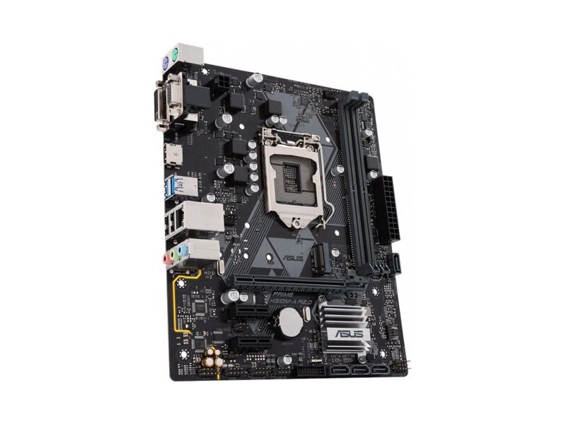 90MB0Z10-M0EAY0  ASUS PRIME H310M-A R2.0, LGA1151, H310, 2*DDR4, D-Sub+DVI+HDMI, SATA3, Audio, Gb LAN, USB 3.1*4, USB 2.0*6, COM*1 header (w/ o cable), mATX ; 90MB0Z10-M0EAY0 3