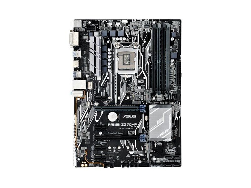 90MB0SY0-M0EAY0  ASUS PRIME Z270-P, LGA1151, Z270, 4*DDR4, DVI+HDMI, CrossFireX, SATA3 + RAID, Audio, Gb LAN, USB 3.0*8, USB 2.0*6, COM*1 header (w/ o cable), ATX ; 90MB0SY0-M0EAY0