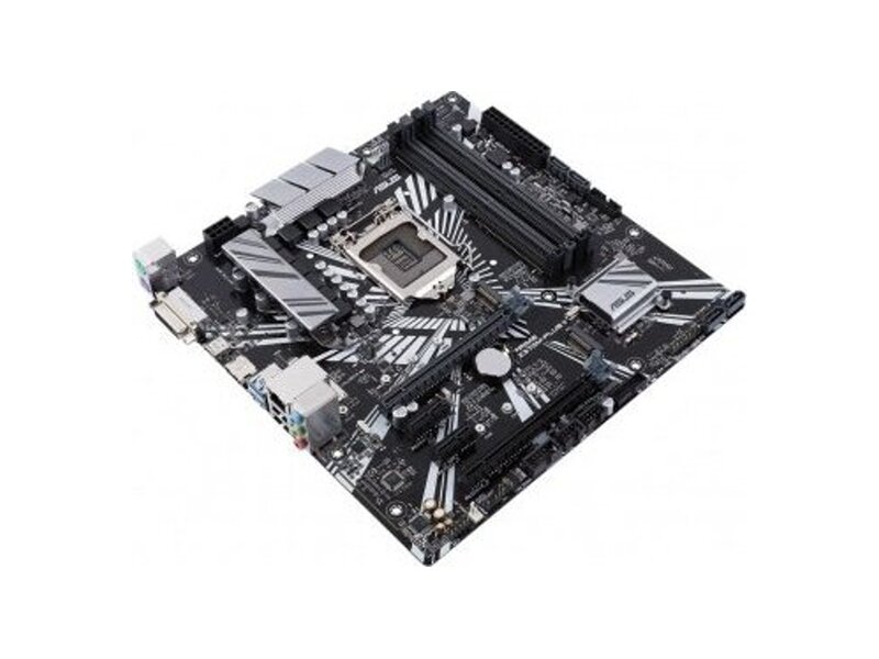 90MB0ZR0-M0EAY0  ASUS PRIME Z370M-PLUS II, LGA1151, Z370, 4*DDR4, DVI+HDMI, CrossFireX, SATA3 + RAID, Audio, Gb LAN, USB 3.1*7, USB 2.0*6, COM*1 header (w/ o cable), mATX ; 90MB0ZR0-M0EAY0 2