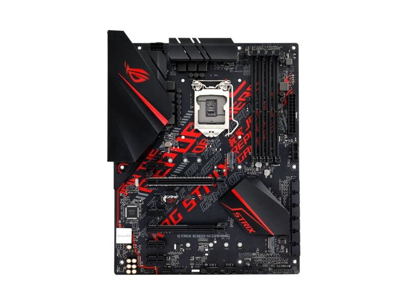 90MB0WM0-M0EAY0  ASUS ROG STRIX B360-H GAMING, LGA1151, B360, 4*DDR4, HDMI+DVI, SLI+CrossFireX, SATA3 + RAID, Audio, Gb LAN, USB 3.1*6, USB 2.0*6, ATX ; 90MB0WM0-M0EAY0 2