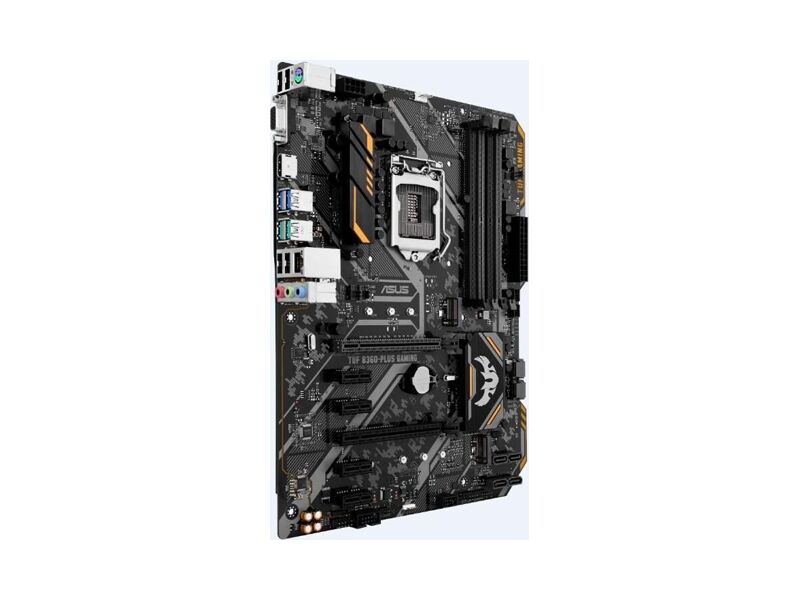 90MB0X10-M0EAY0  ASUS TUF B360-PLUS GAMING, LGA1151, B360, 4*DDR4, D-Sub+HDMI, SATA3, Audio, Gb LAN, USB 3.1*6, USB 2.0*6, COM*1 header (w/ o cable), ATX; 90MB0X10-M0EAY0 2