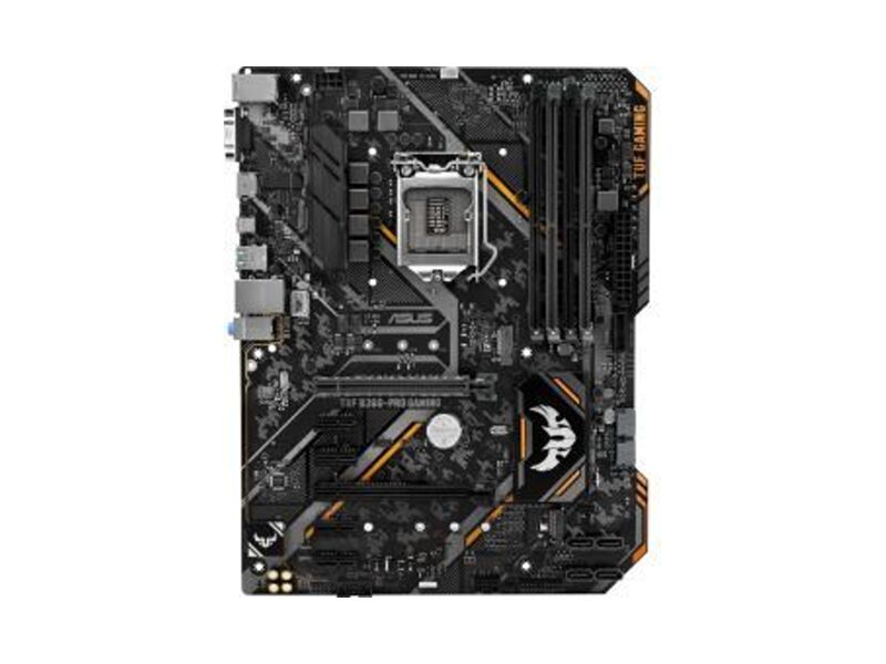 90MB0X00-M0EAY0  ASUS TUF B360-PRO GAMING, LGA1151, B360, 4*DDR4, D-Sub+HDMI, SLI+CrossFireX, SATA3 + RAID, Audio, Gb LAN, USB 3.1*5, USB 2.0*6, COM*1 header (w/ o cable), ATX ; 90MB0X00-M0EAY0 1