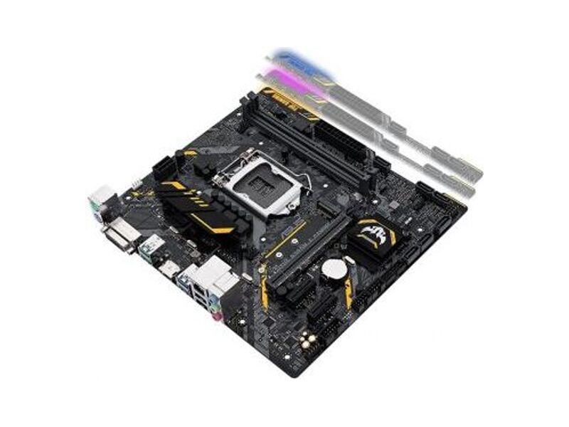 90MB0WK0-M0EAY0  ASUS TUF B360M-E GAMING, LGA1151, B360, 2*DDR4, DVI+HDMI, SATA3, Audio, Gb LAN, USB 3.1*6, USB 2.0*6, COM*1 header (w/ o cable), mATX ; 90MB0WK0-M0EAY0 2