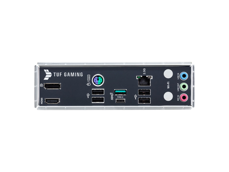 90MB1850-M0EAY0  ASUS TUF GAMING B560M-E, LGA1200, B560, 4*DDR4, DP+HDMI, SATA3 + RAID, Audio, Gb LAN, USB 3.2*4, USB 2.0*6, COM*1 header (w/ o cable), mATX; 90MB1850-M0EAY0 1