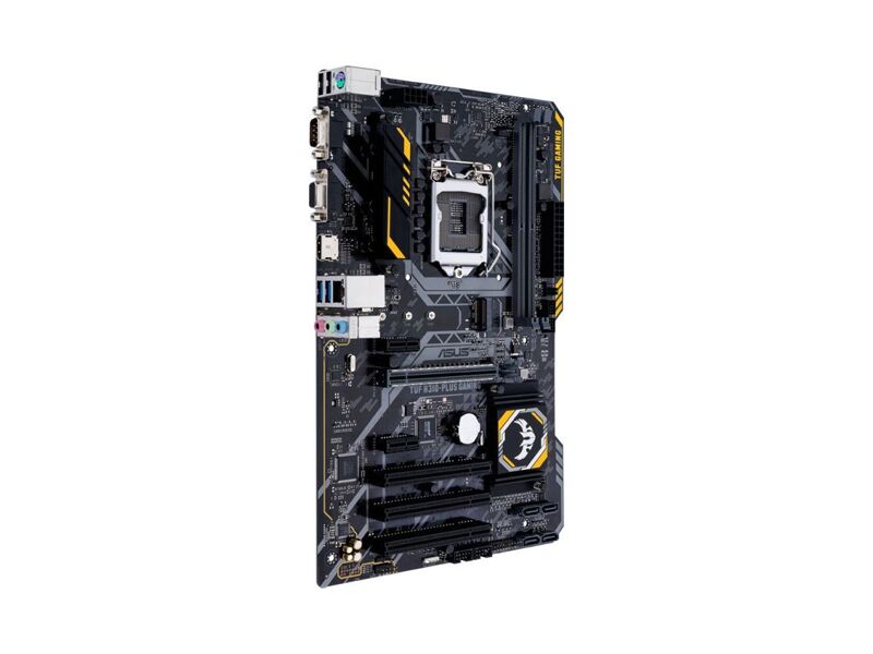 90MB0WY0-M0EAY0  ASUS TUF H310-PLUS GAMING, LGA1151, H310, 2*DDR4, D-Sub + HDMI, SATA3 + RAID, Audio, Gb LAN, USB 3.1*4, USB 2.0*6, COM*1, ATX ; 90MB0WY0-M0EAY0 2