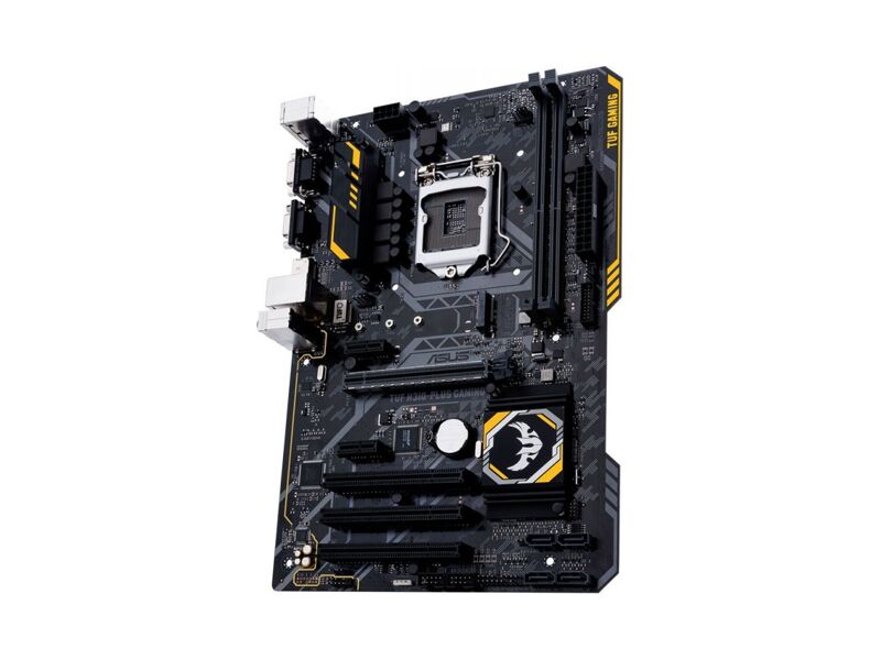 90MB0WY0-M0EAY0  ASUS TUF H310-PLUS GAMING, LGA1151, H310, 2*DDR4, D-Sub + HDMI, SATA3 + RAID, Audio, Gb LAN, USB 3.1*4, USB 2.0*6, COM*1, ATX ; 90MB0WY0-M0EAY0 3