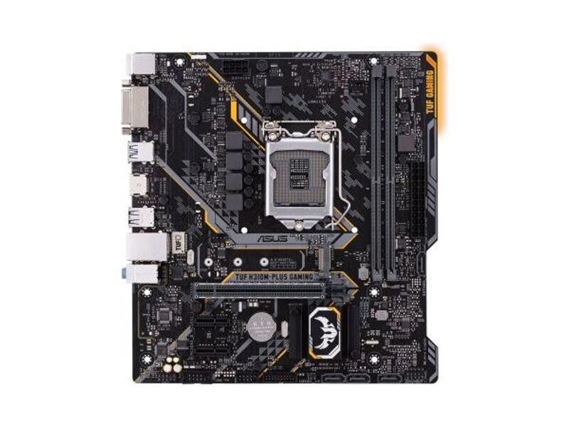 90MB0WJ0-M0EAY0  ASUS TUF H310M-PLUS GAMING, LGA1151, H310, 2*DDR4, DVI + HDMI, SATA3 + RAID, Audio, Gb LAN, USB 3.1*4, USB 2.0*6, COM*1 header (w/ o cable), mATX ; 90MB0WJ0-M0EAY0 1