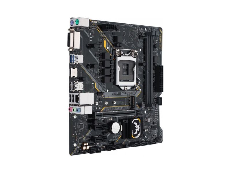 90MB0WJ0-M0EAY0  ASUS TUF H310M-PLUS GAMING, LGA1151, H310, 2*DDR4, DVI + HDMI, SATA3 + RAID, Audio, Gb LAN, USB 3.1*4, USB 2.0*6, COM*1 header (w/ o cable), mATX ; 90MB0WJ0-M0EAY0