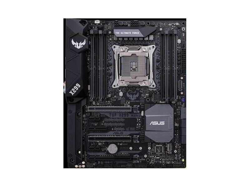 90MB0UB0-M0EAY0  ASUS TUF X299 MARK 2, LGA2066, X299, 8*DDR4, SLI+CrossFireX, SATA3 + RAID, Audio, Gb LAN*1, USB 3.1*10, USB 2.0*6, COM*1 header (w/ o cable), ATX ; 90MB0UB0-M0EAY0