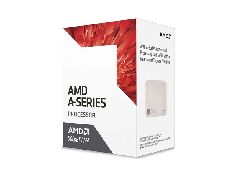 AD9500AGABBOX  AMD CPU Bristol Ridge A6 2C/ 2T 9500 (3.5/ 3.8GHz, 1MB, 65W, AM4) box, Radeon R7 Series