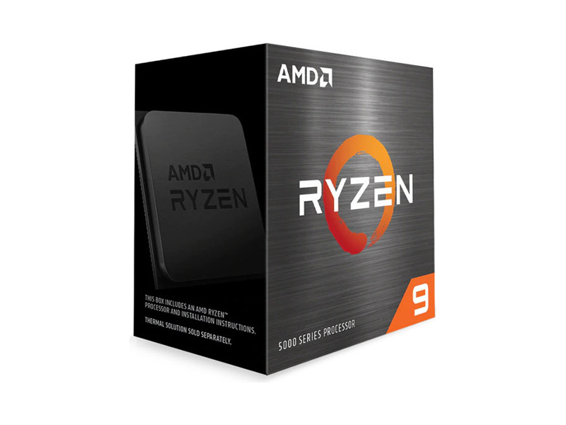 100-000000061  AMD CPU Desktop Ryzen 9 5900X 12C/ 24T (3.7/ 4.8GHz, L3 64MB, 105W, AM4) Tray 2