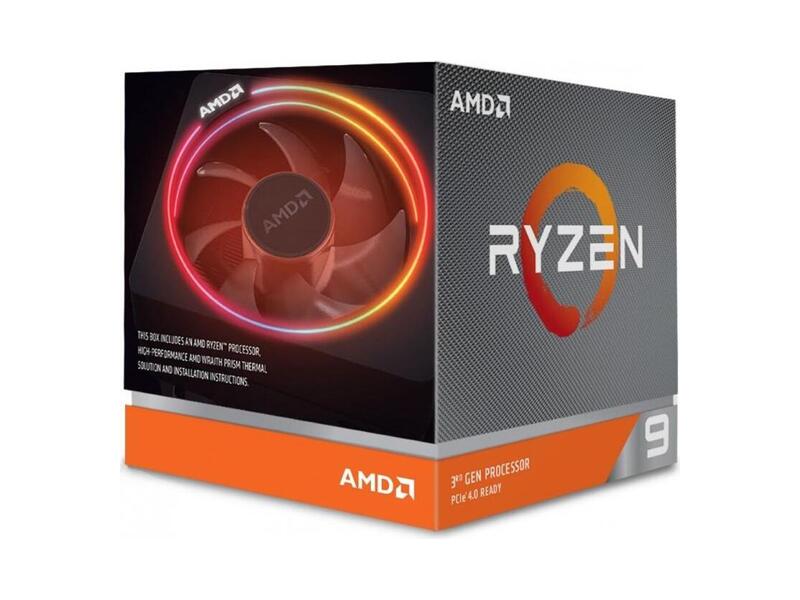 100-100000023BOX  AMD CPU Desktop Ryzen 9 3900X 12C/ 24T (4.6GHz, 70MB, 105W, AM4) box with Wraith Prism cooler