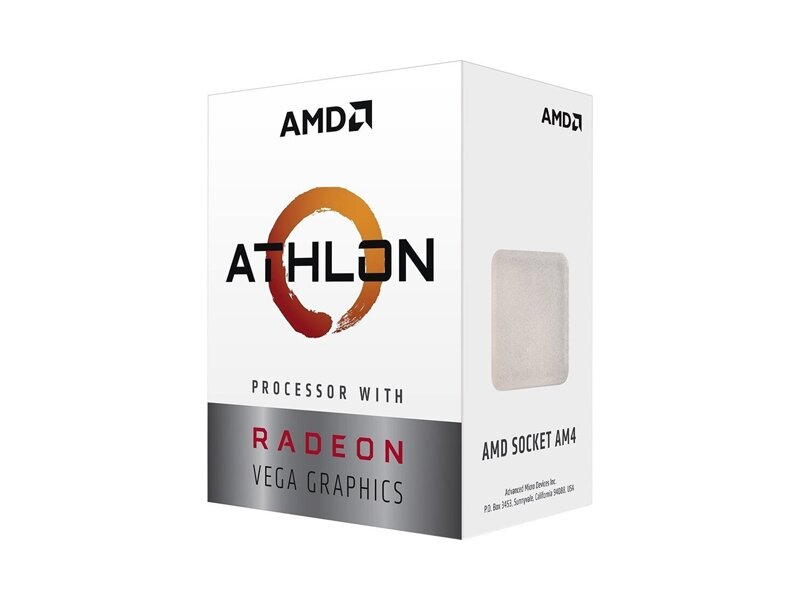 YD30GEC6M2OFH  AMD CPU Desktop Athlon 300GE 2C/ 4T (3.4GHz, 5MB, 35W, AM4) Tray, Radeon Vega Graphics