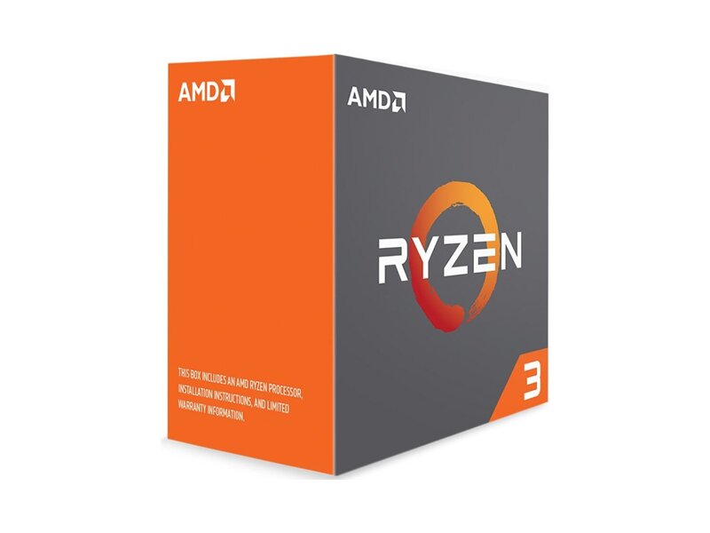 YD1200BBM4KAE  AMD CPU Desktop Ryzen 3 1200 4C/ 4T (3.1/ 3.4GHz Boost, 10MB, 65W, AM4) tray 2
