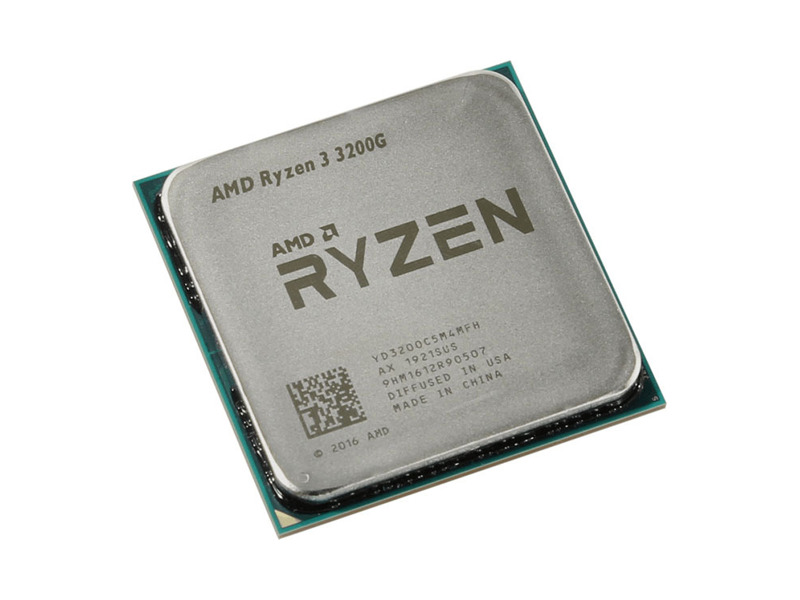YD3200C5M4MFH  AMD CPU Desktop Ryzen 3 3200G 4C/ 4T (4.0GHz, 6MB, 65W, AM4) tray