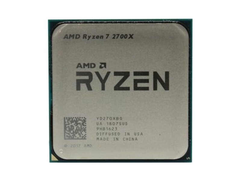 YD270XBGAFBOX  AMD CPU Desktop Ryzen 7 2700X 8C/ 16T (4.35GHz, 20MB, 105W, AM4) box with Wraith Prism cooler 1