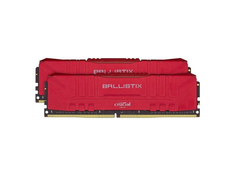 BL2K16G26C16U4R  Crucial DDR4 Ballistix 2x16GB (32GB Kit) 2666MT/ s CL16 Unbuffered DIMM 288pin Red EAN: 649528824882