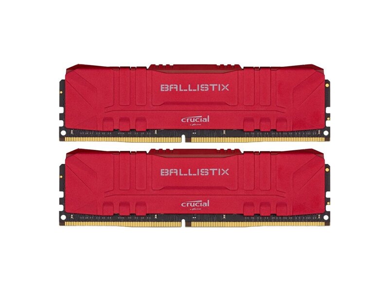 BL2K16G32C16U4R  Crucial DDR4 Ballistix 2x16GB (32GB Kit) 3200MT/ s CL16 Unbuffered DIMM 288pin Red EAN: 649528824967