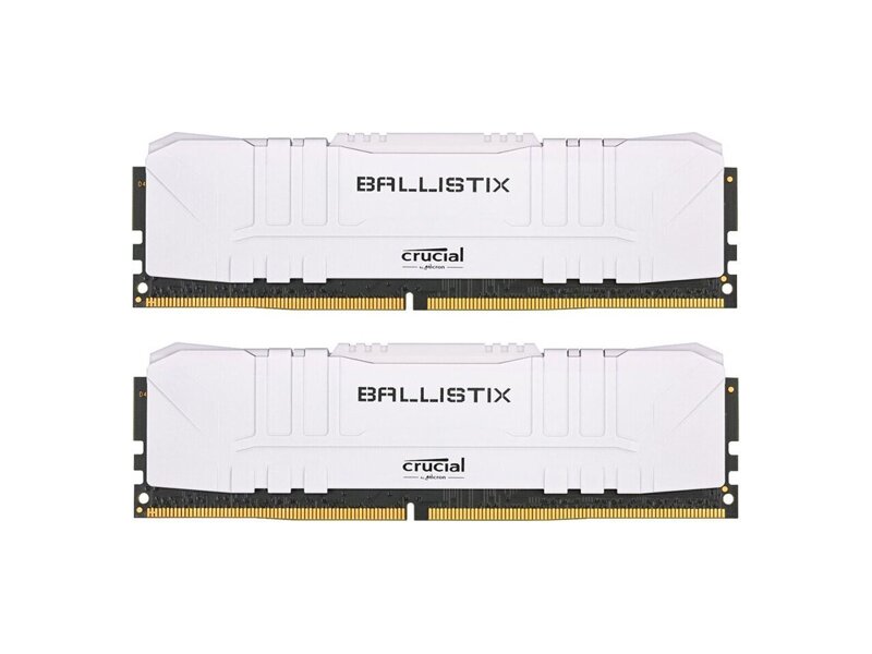 BL2K8G26C16U4W  Crucial DDR4 Ballistix 2x8GB (16GB Kit) 2666MT/ s CL16 Unbuffered DIMM 288pin White 649528824509