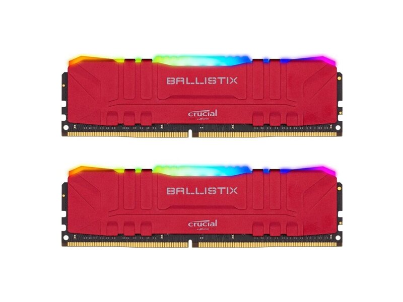 BL2K8G32C16U4RL  Crucial DDR4 Ballistix 2x8GB (16GB Kit) 3200MT/ s CL16 Unbuffered DIMM 288pin Red RGB 649528825100