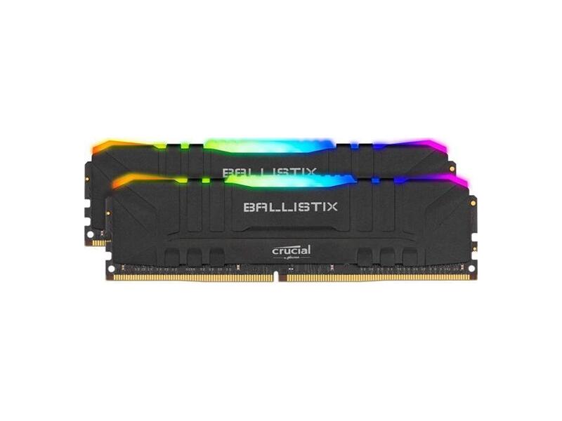 BL2K8G36C16U4BL  Crucial DDR4 Ballistix 2x8GB (16GB Kit) 3600MT/ s CL16 Unbuffered DIMM 288pin Black RGB EAN: 649528824349