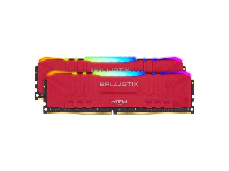 BL2K8G36C16U4RL  Crucial DDR4 Ballistix RGB 2x8GB (16GB Kit) 3600MT/ s CL16 Unbuffered DIMM 288pin Red RGB, EAN: 649528825162 1