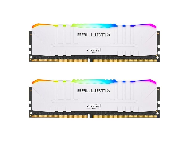 BL2K8G36C16U4WL  Crucial DDR4 Ballistix 2x8GB (16GB Kit) 3600MT/ s CL16 Unbuffered DIMM 288pin White RGB 649528824806