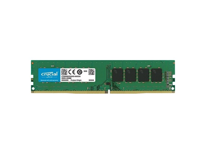 CT8G4DFS824A  Crucial DDR4 8GB 2400MHz (PC4-19200) CL17 SR x8 Unbuffered DIMM 288pin