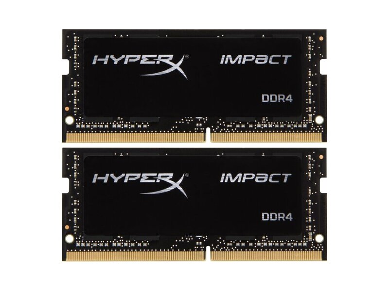 HX424S14IB2K2/16  Kingston DDR4 16GB 2400MHz CL14 SODIMM (Kit of 2) HyperX Impact