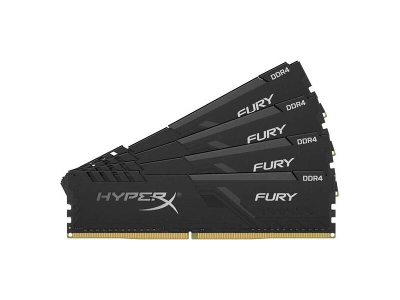 HX426C16FB3K4/32  Kingston DDR4 32GB 3466MHz CL19-23-23 (Kit of 4) HyperX Fury Black: HX426C16FB3K4/ 32