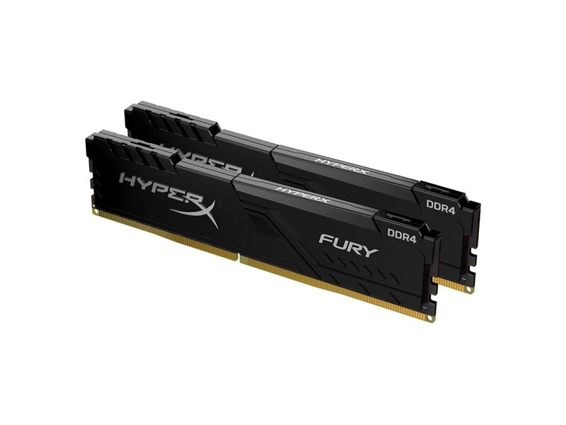 HX432C16FB4K2/32  Kingston DDR4 32GB 3200MHz CL16 DIMM (Kit of 2) HyperX FURY Black EAN: 740617308457