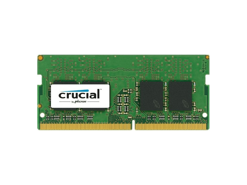 CT4G4SFS824A  Crucial SODIMM DDR4 4GB 2400MHz (PC4-19200) CL17 SR x8 Unbuffered 260pin