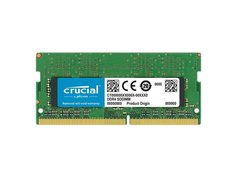 CT8G4SFRA266  Crucial SODIMM DDR4 8GB 2666MHz (PC4-21300) CL19 1.2V (Retail) (Analog CT8G4SFS8266)