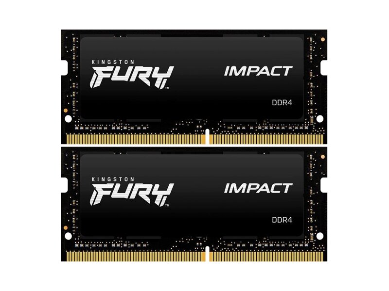 KF426S16IBK2/64  Kingston SODIMM DDR4 64GB 2666MHz CL16 (Kit of 2) FURY Impact