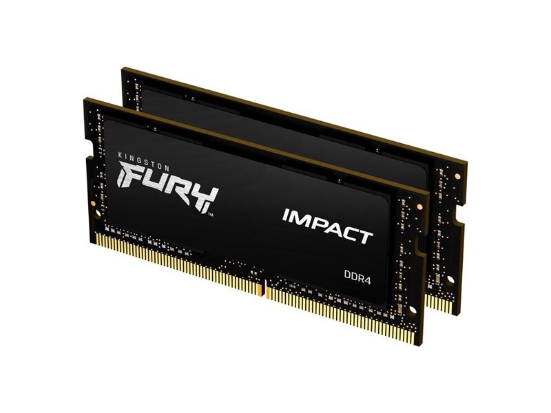 KF429S17IBK2/64  Kingston SODIMM DDR4 64GB 2933MHz CL17 (Kit of 2) FURY Impact