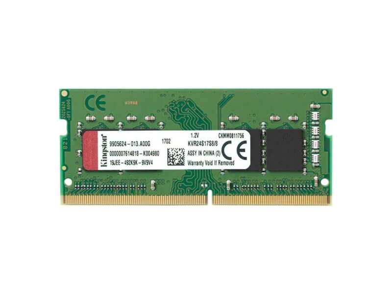 KVR24S17S8/8  Kingston SODIMM DDR4 8GB 2400MHz (PC4-19200) CL17 SR x8 2